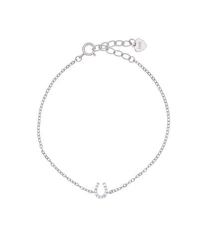 925 Sterlingsilber Hufeisen Armband