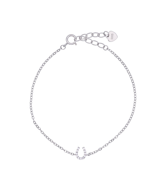 925 Sterlingsilber Hufeisen Armband