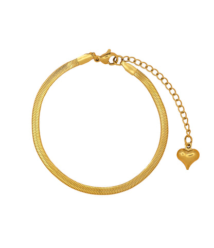 Schlangenarmband aus Edelstahl