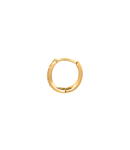 Elegante mini Kreolen mit Zirkonia